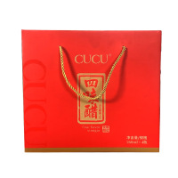 CUCU 四味醋260ml*4瓶 陈醋老陈醋姜汁醋香醋礼盒 山西特产