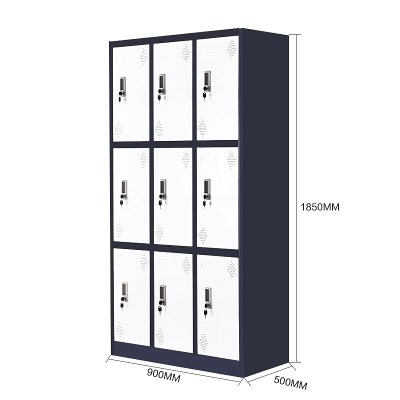 美美光明 钢制九门套色更衣柜 MM-BG460 台高清大图