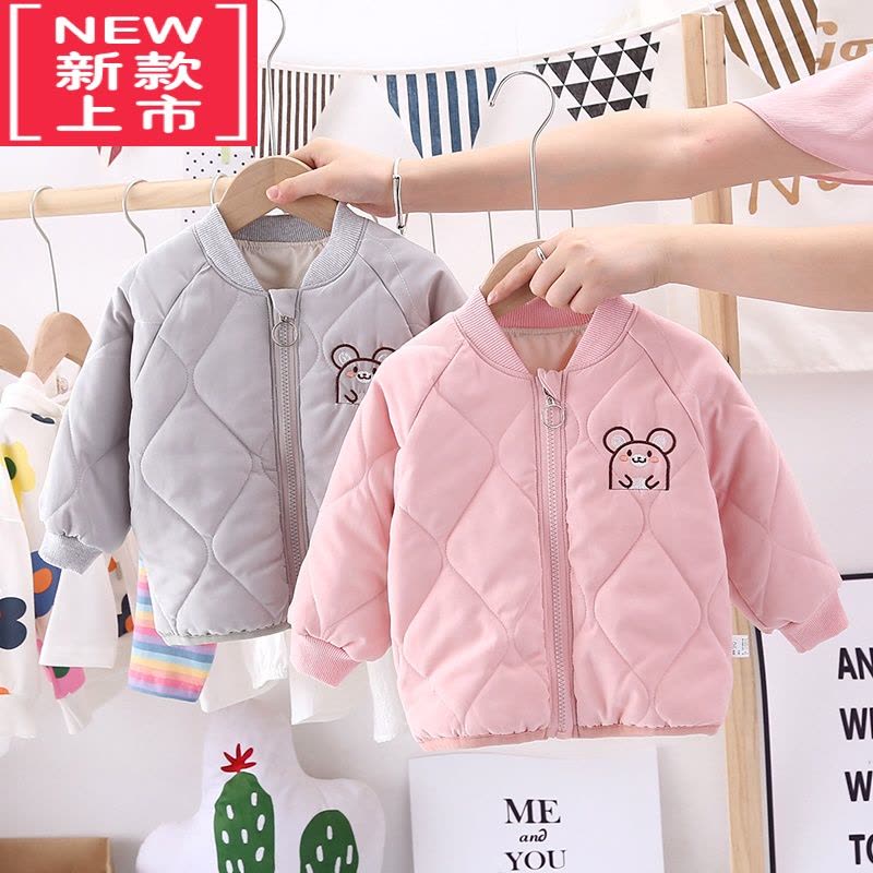 可莉允宝宝棉衣秋冬装外套洋气儿童棉服内胆夹棉男女小童潮婴儿棉袄加厚图片