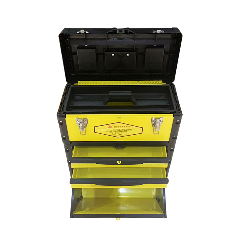 波斯(BOSI) 荧光系列拉杆式工具箱 520×320×720mm 个高清大图