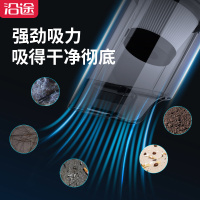 沿途车载吸尘器无线手持迷你小型便携式汽车车用家用强力大功率吸力狗毛宠物用品车内清洁V12-无线黑色