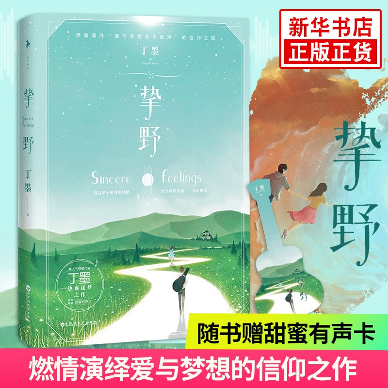 [随书赠甜蜜有声卡]挚野 丁墨的书小说全套正版你和我的倾城时光他来了请闭眼 如果蜗牛有爱情后作者新作青春文学都市情感书籍