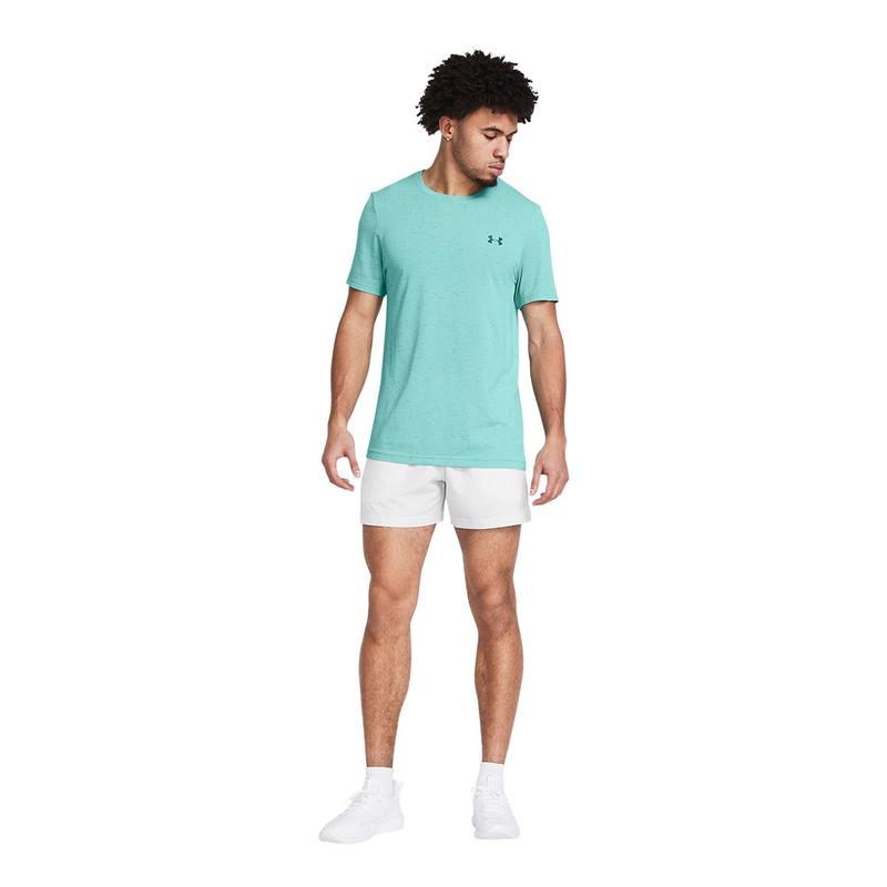 Under Armour安德玛运动短裤男速干舒适耐用轻便白色透气高清大图