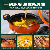 纳丽雅微压锅家用燃气电磁炉通用大容量胖墩墩高压锅南瓜压力锅