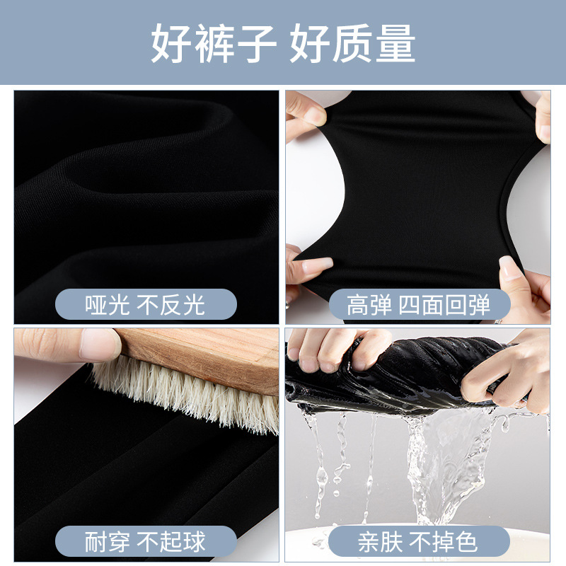 浪莎口袋鲨鱼裤女夏季外穿薄款高腰收腹提臀芭比瑜伽裤打底裤Q高清大图