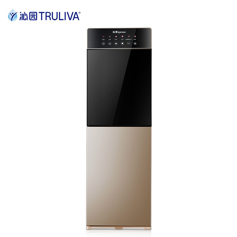 沁园(TRULIVA)饮水机 高端智能家用立式双门温热型 沸腾胆加热外置壶茶吧机企业价团购精美设计
