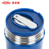 膳魔师(THERMOS)焖烧杯/罐TCLA-470S保温杯饭盒316L不锈钢470ML自带餐具深蓝色DBL家用/通用