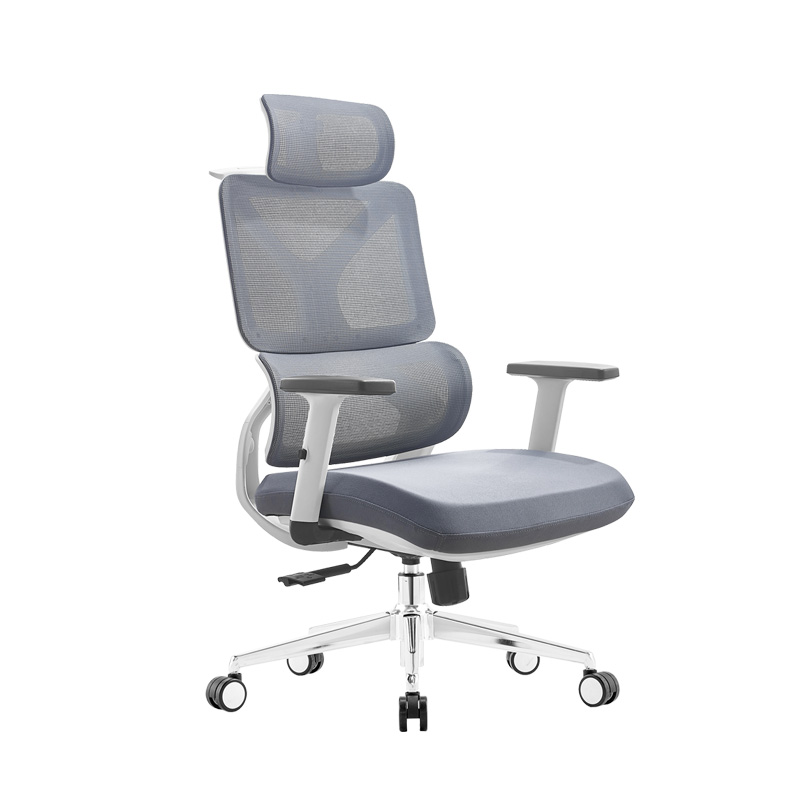 臻远 ZY-8938 办公椅人体工学椅转椅 定型棉白框 单位:把