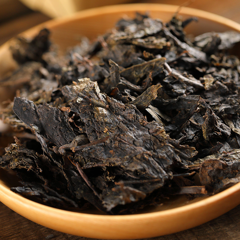 古黟黑茶380g普茯 砖茶茯茶高清大图