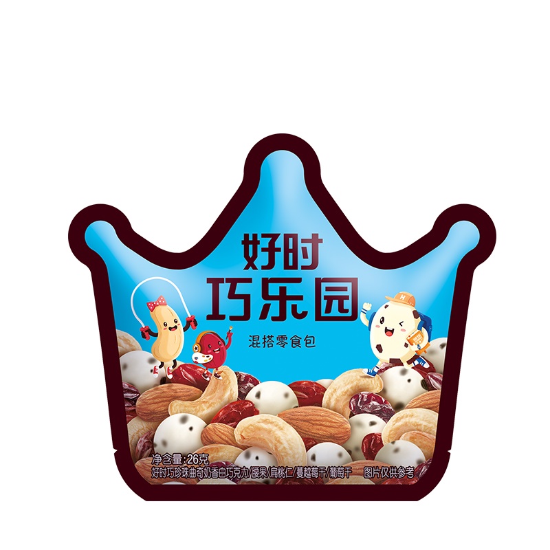 好时巧乐园26g 曲奇奶香白巧克力果干健康休闲零食