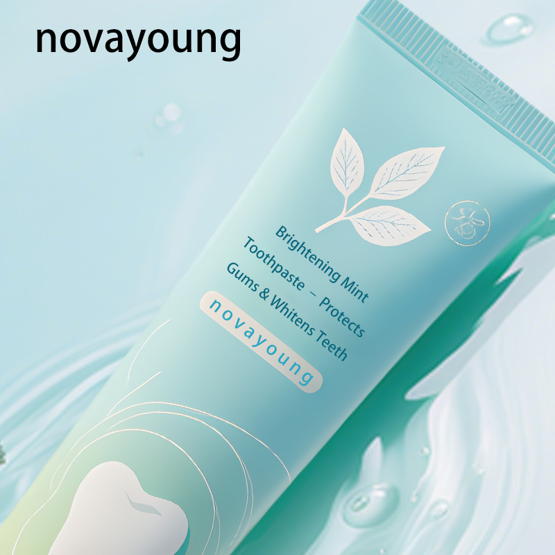 novayoung N1024护龈牙膏薄荷香型 150g 牙膏(计价单位:支)蓝绿色高清大图