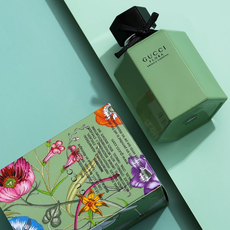 古驰gucci绚丽栀子绿松石女性淡香水50ml绿牛油果绿松石