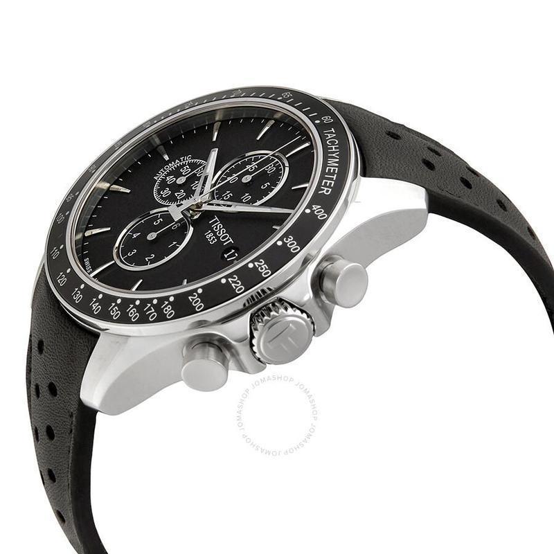 天梭tissot瑞士手表v8系列时尚百搭皮带自动机械表男表t1064271605100