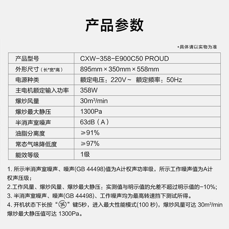海尔油烟机CXW-358-E900C50 PROUD图片