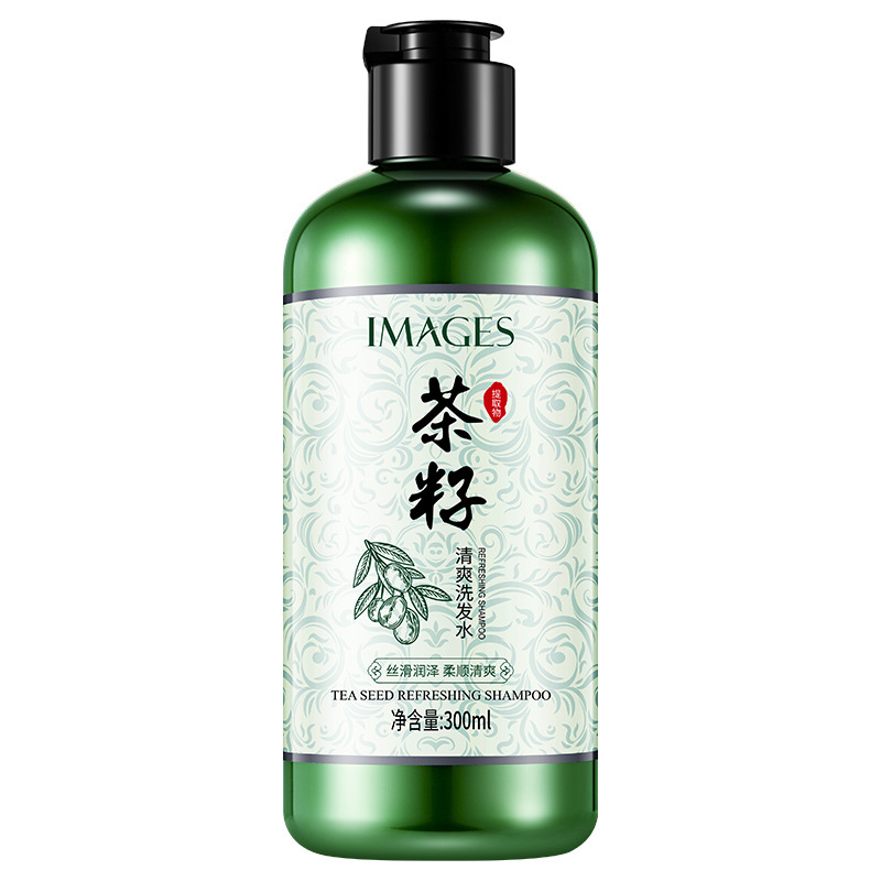 [2瓶装]形象美茶籽清爽洗发水300ml 清爽润发柔顺洗发露高清大图