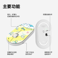 罗技(Logitech G)Pebble无线蓝牙静音鼠标 鹅卵石造型大耳狗玉桂狗IP款 甜品屋大耳狗 电池款