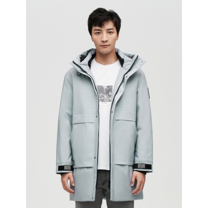 波司登男款羽绒服2021新款时尚休闲宽松连帽立领冬季防风保暖外套