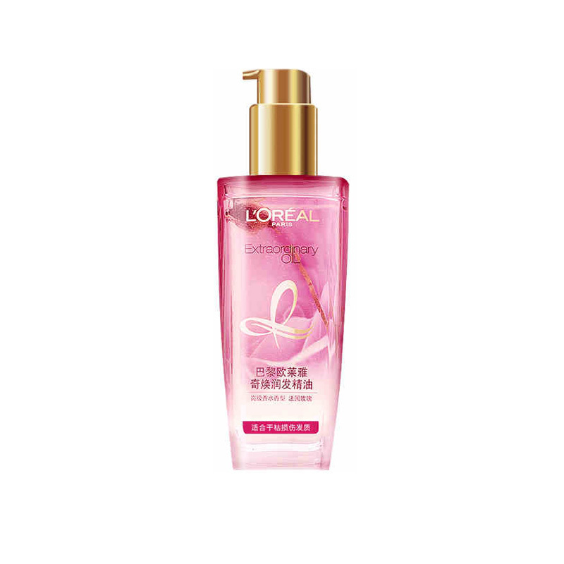 欧莱雅奇焕润发精油法国玫瑰100ml(适合干枯受损发质)