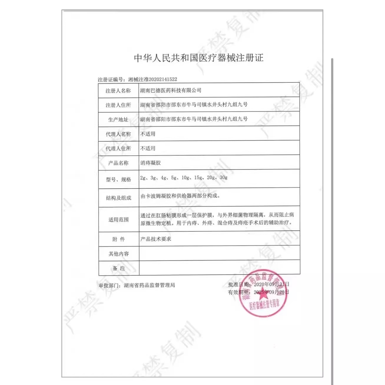 [1盒装 ]北京同仁堂医用痔疮膏消痔凝胶消肉球内外混合痔肛门瘙痒男女正品高清大图