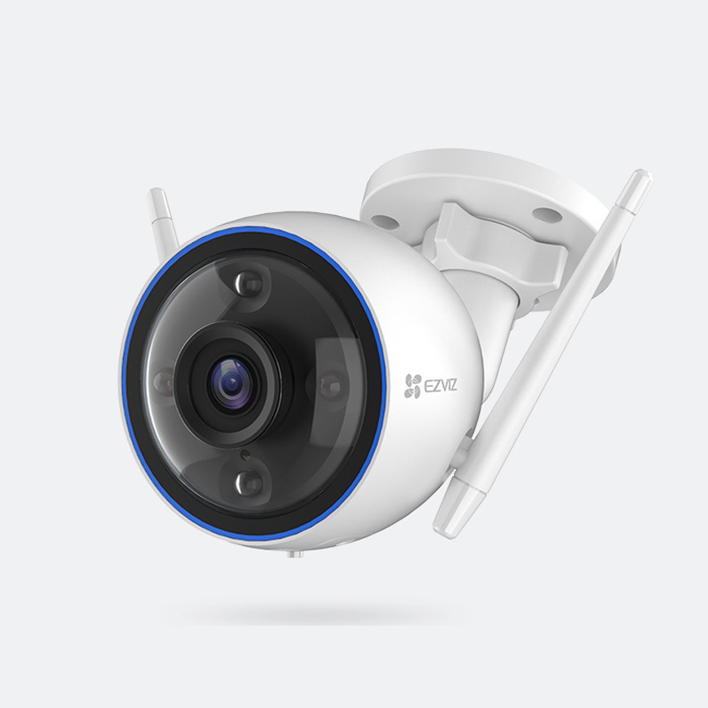 萤石c3ch3全彩版高清网络摄像机128g日夜全彩监控摄像头枪机防水防尘