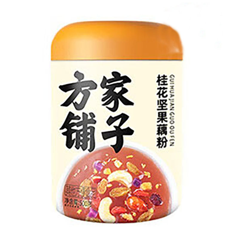 方家铺子 500g 桂花坚果藕粉 (罐)
