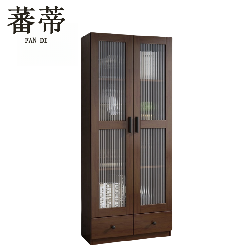 蕃蒂书柜二门二抽台高清大图