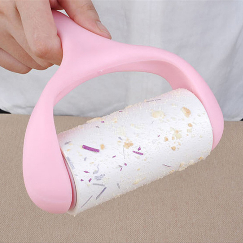 滚筒式粘毛器可撕式粘尘纸滚刷吸粘毛去除毛器衣物衣服黏沾毛器