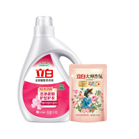 立白洗衣液洁净去污渍温和不伤手全效馨香洗衣液1.5kg+大师香氛液100g