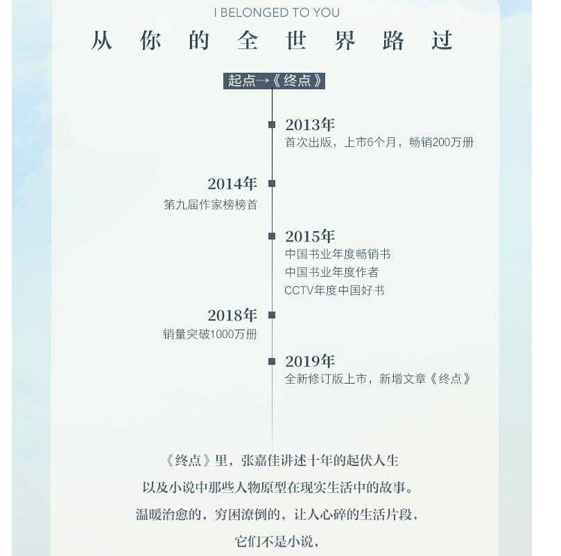 [醉染正版]正版 从你的全世界路过 张嘉佳 青春文学言情小说书籍排行榜 云边有个小卖部让我留在你身边 中国当代爱高清大图
