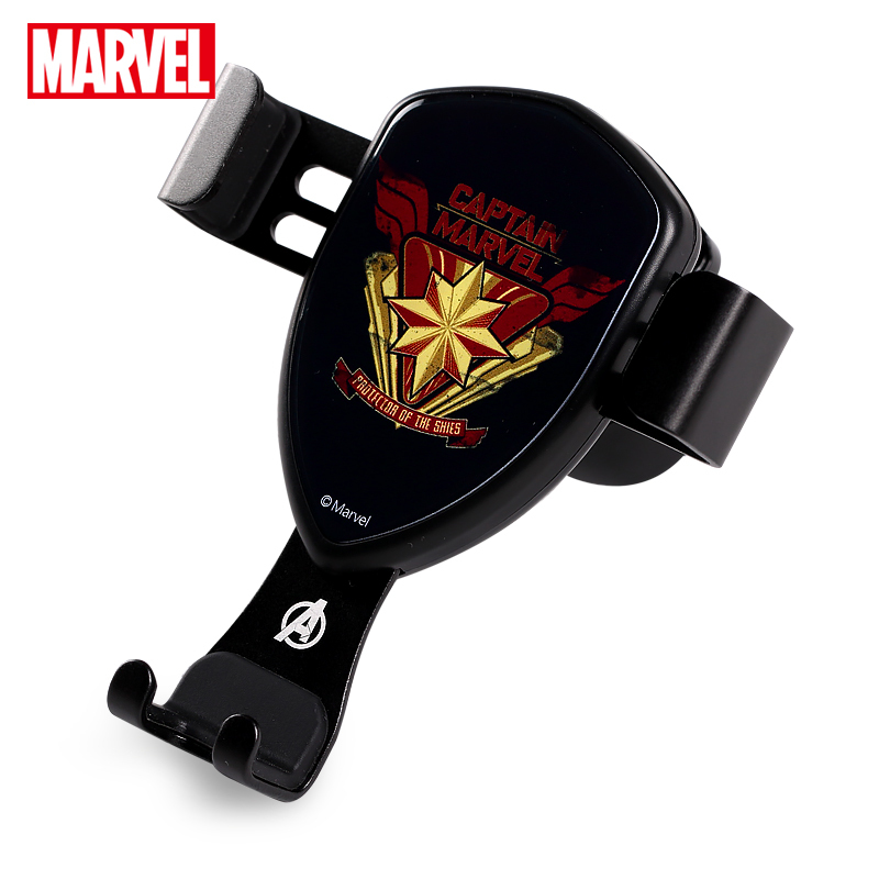 GiGi漫威Marvel车载手机支架 出风口自动重力感应导航支架 卡扣式手机夹汽车用品复仇者联盟惊奇队长M-022