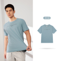 361°运动T恤男速干健身轻便短袖652524141 M 岛灰蓝