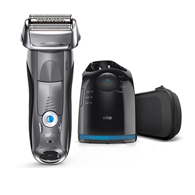博朗(BRAUN) 7865CC电动剃须刀 往复充电式 三刀头一体 全身水洗 干湿两用 刮胡刀