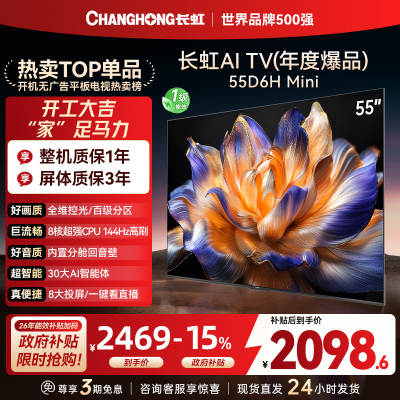 长虹 电视55D6H Mini
