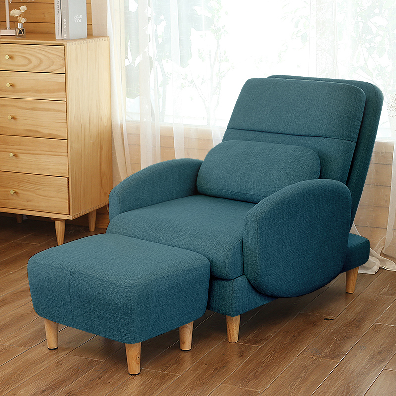 懒人沙发单人阳台休闲折叠躺椅卧室靠背椅子小户型客厅小型沙发椅