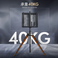 索见FITUEYES电视支架落地实木三星LG索尼42/55/60/寸通用