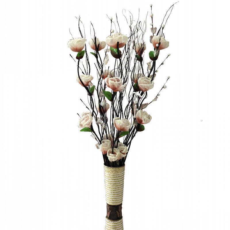 假花闪电客叶脉花客厅落地插花家居室内装饰摆设件干花花束仿真花艺