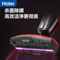 海尔(Haier)吸尘器家用手持推杆除螨三合一 车载沙发床上地面清洁机 紫外线杀菌除螨虫神器ZC405S