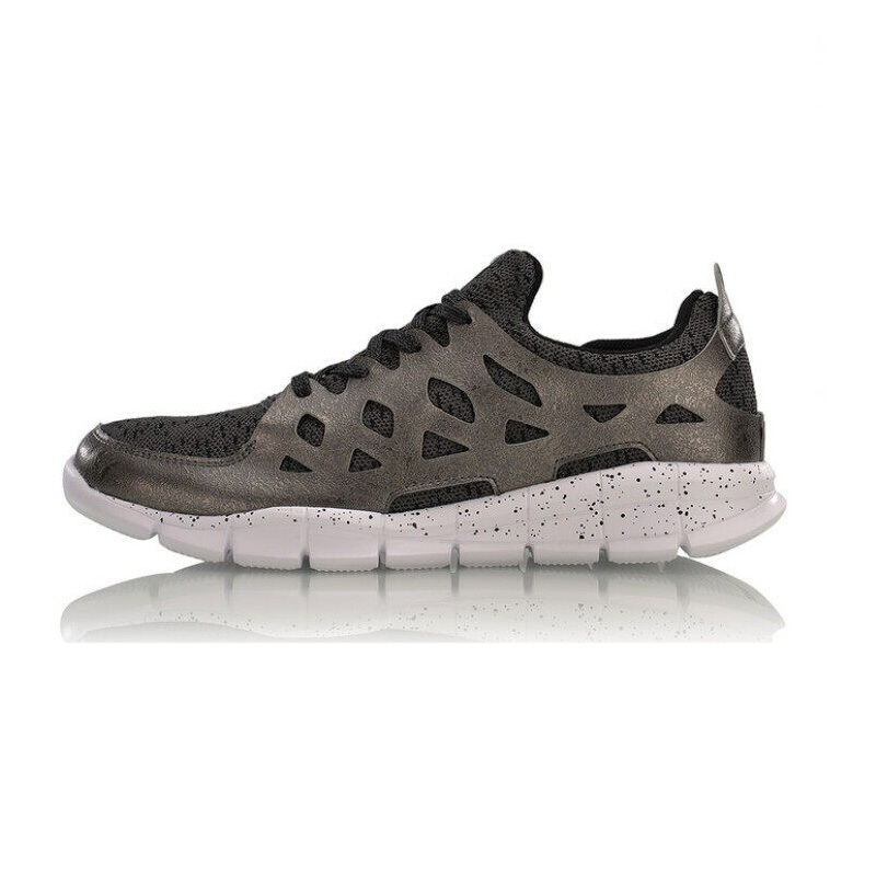 李宁(LI-NING)2017男跑步鞋春季减震耐磨轻便休闲鞋运动鞋 ARBM035-3
