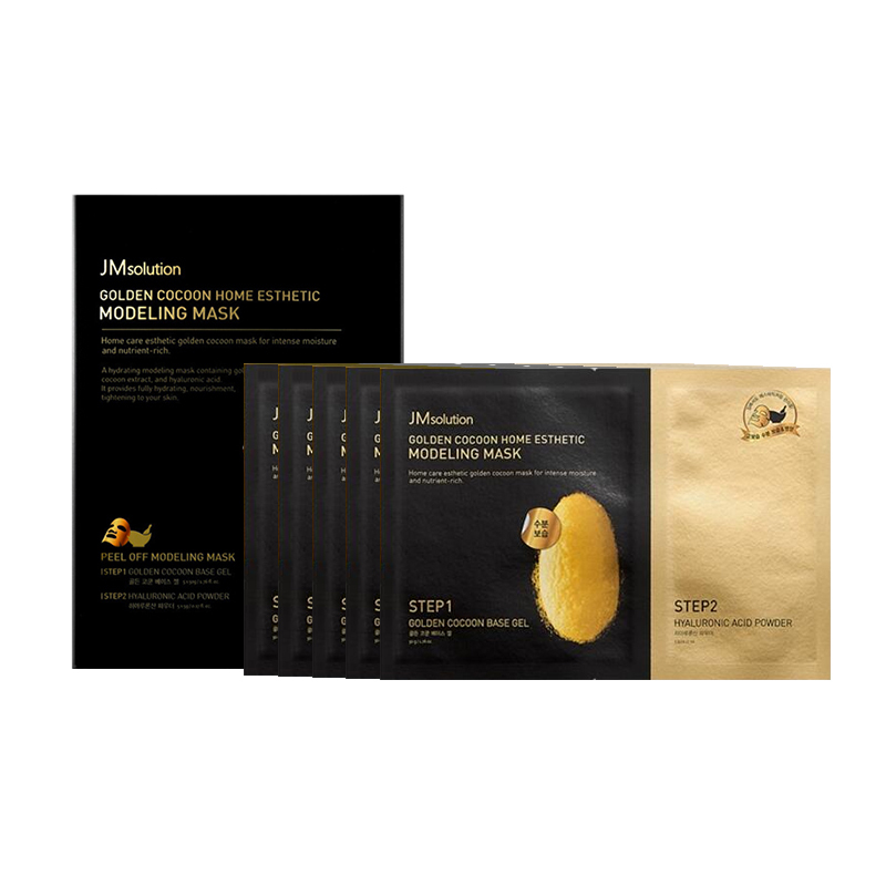 [改善肌肤生肌]JMsolution 肌司研 蚕丝焕颜 滋润提亮 软膜 5片/盒 紧致补水