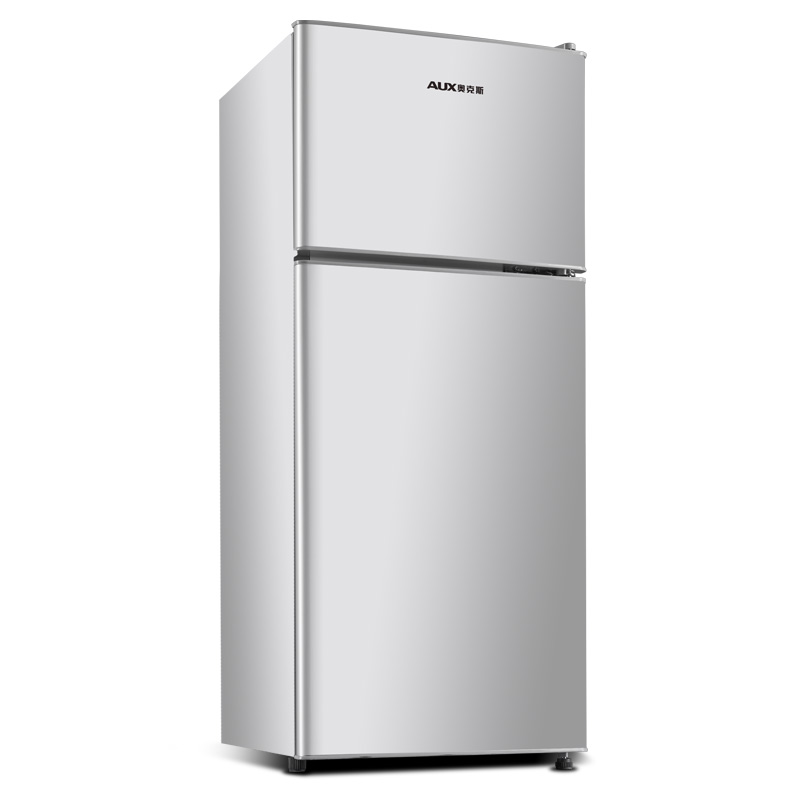 奥克斯(aux)冰箱50升双门家用冷藏冰箱家用冷冻小型冰箱宿舍出单身