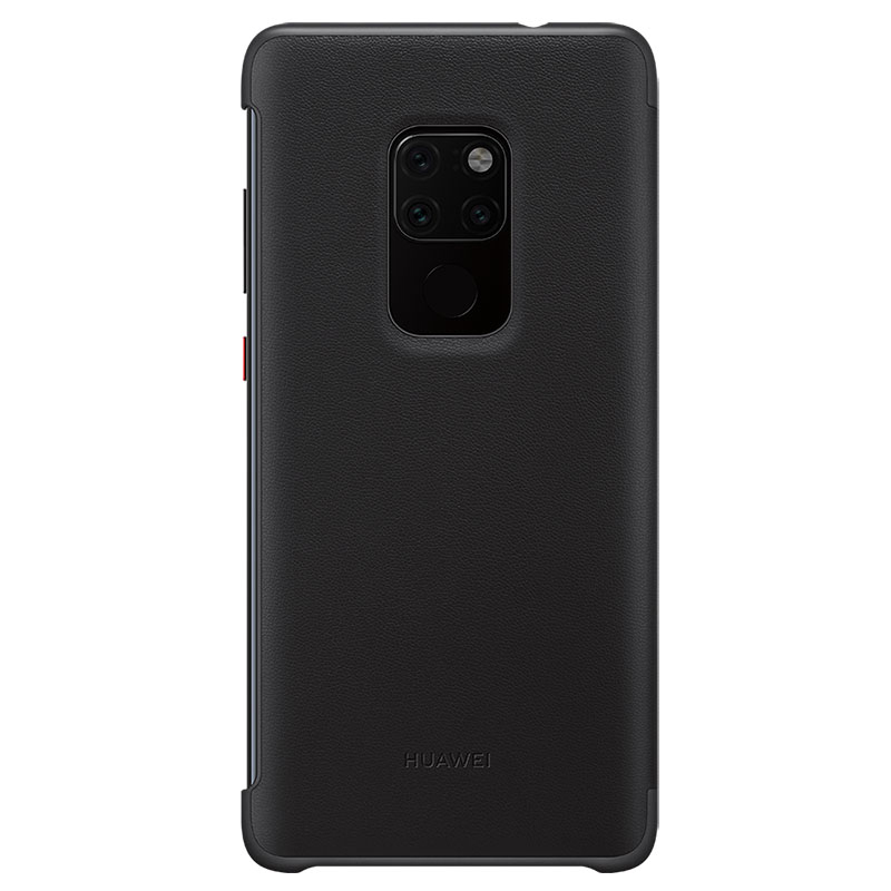 华为(HUAWEI) mate20原装手机套视窗皮套 智能休眠免翻盖式开窗保护套 mate20超薄商务防摔全包手机壳正品