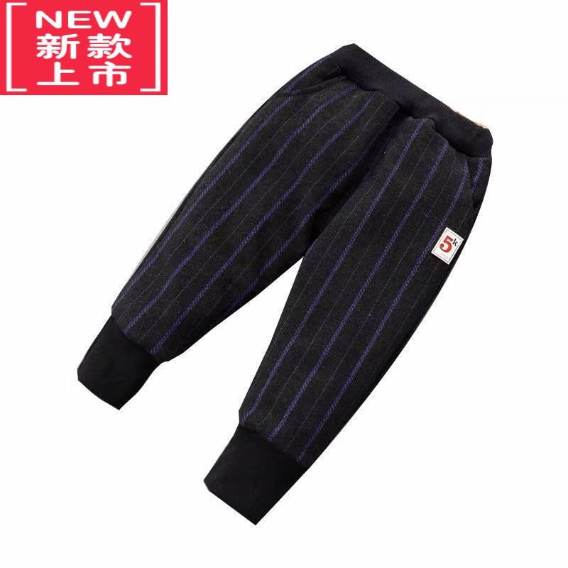 可莉允儿童棉裤三层加厚冬季宝宝夹棉男童外穿保暖裤婴儿长裤加绒裤子潮图片