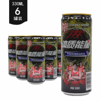 中沃体质能量易拉罐 330ml*6罐 牛磺酸玛咖型维生素含气功能饮料