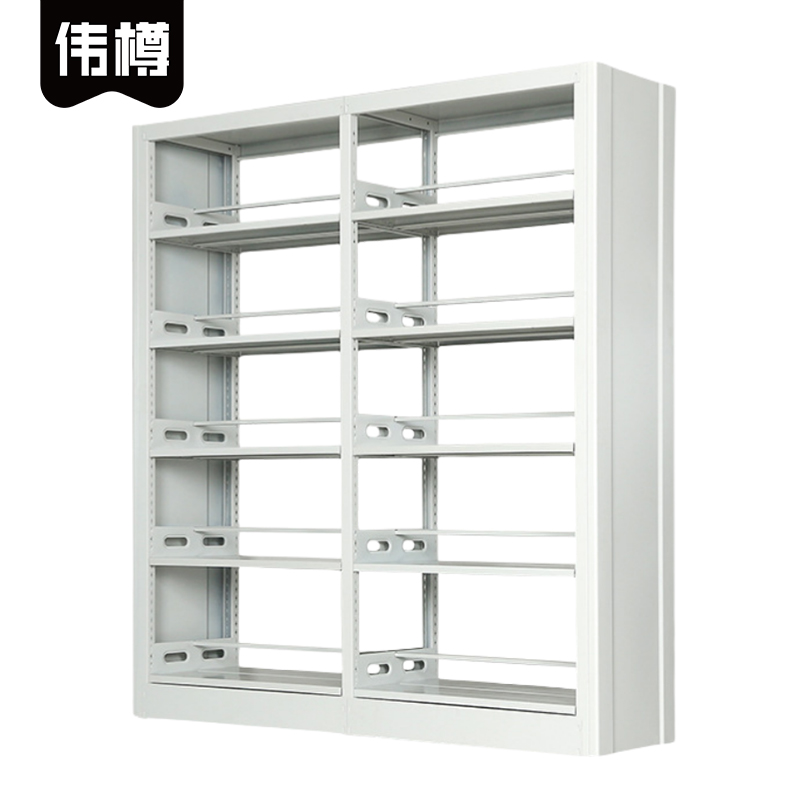 伟樽书架双面五层2列190*45*200cm个高清大图