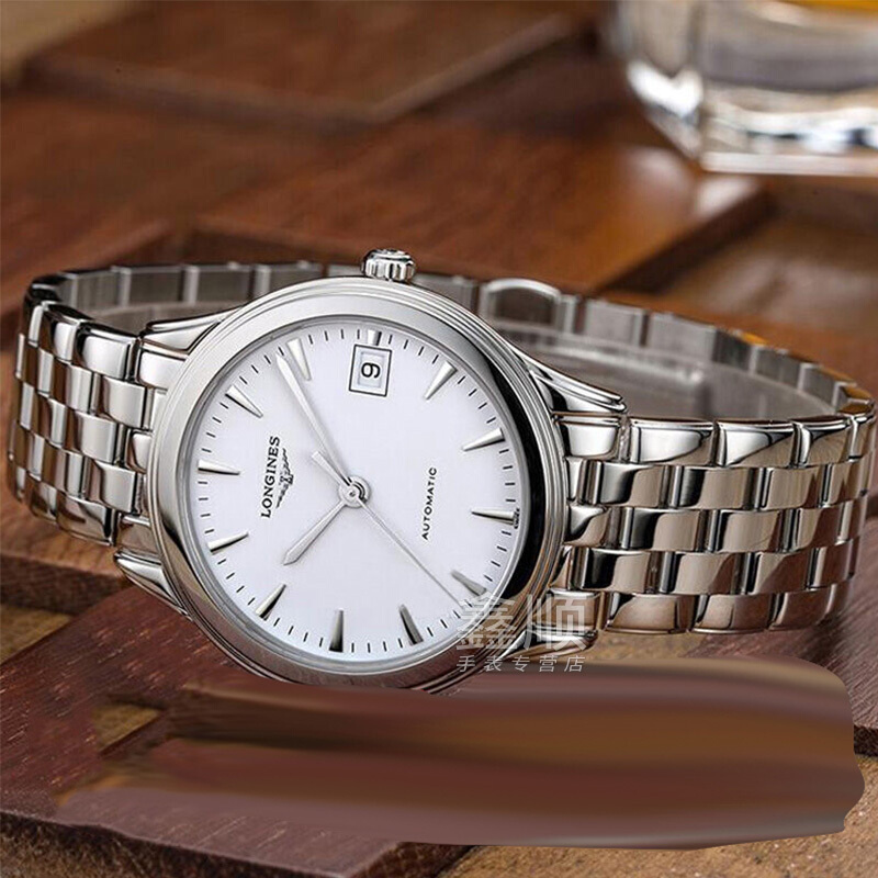 浪琴(Longines)瑞士品牌 军旗系列 男士腕表 情侣表机械表男 L4.774.4.13.6