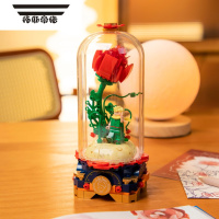 拓斯帝诺[新品]小王子永恒玫瑰防尘罩办公室摆件玩具