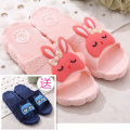 情侣拖浴室拖鞋居家拖鞋女拖鞋夏季凉拖_423 粉色+男深蓝（兔耳朵） 36-37码+42-43码