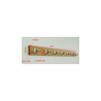 木之源 衣帽钩 44cm*6.5cm 原木色(5钩)