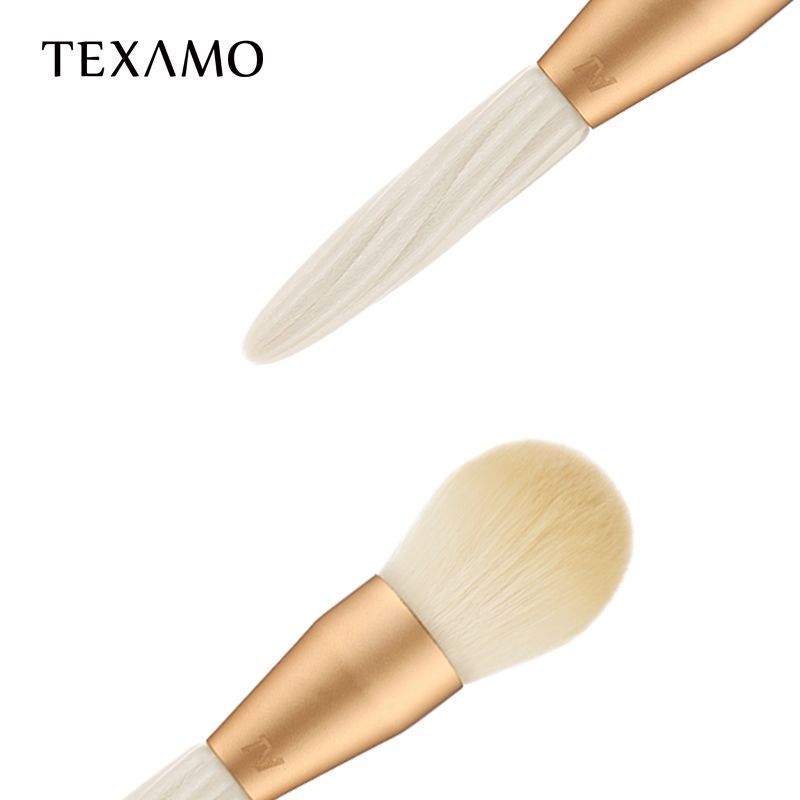 Texamo/黛末化妆刷绡白超大号散粉刷高光刷毛量厚实仿生细光锋A01 Texamo/黛末化妆刷绡白超大号散粉刷高光刷毛