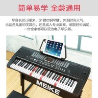 美科Meirkergr电子琴成人 专业儿童初学者家用入门61钢琴键智能多功能 智能版+大礼包+Z型琴架+琴包【亮灯版】